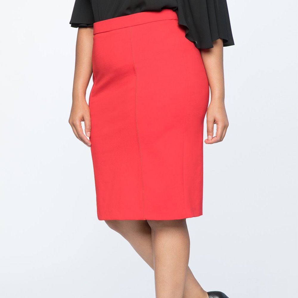 Eloquii 9 to 5 Stretch Work Pencil Skirt